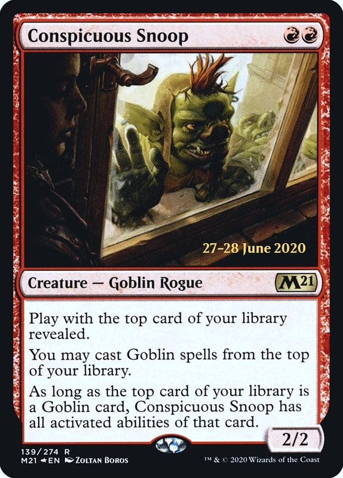 Image for Conspicuous Snoop (139) (PRE) - Magic: The Gathering