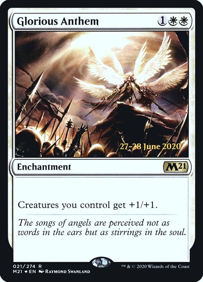 Image for Glorious Anthem (21) (PRE) - Magic: The Gathering