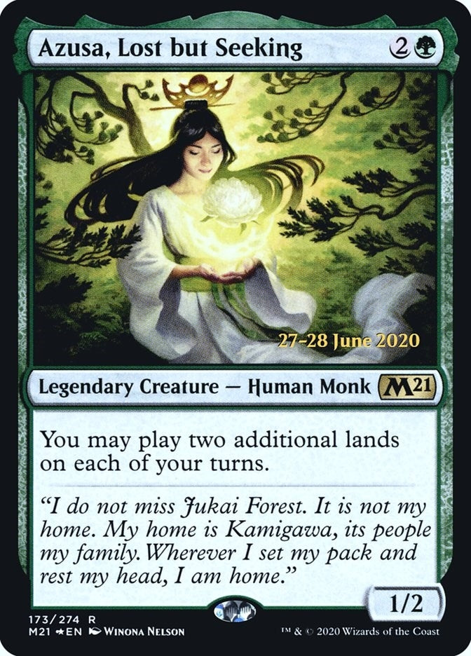 Image for Azusa, Lost but Seeking (173) (PRE) - Magic: The Gathering