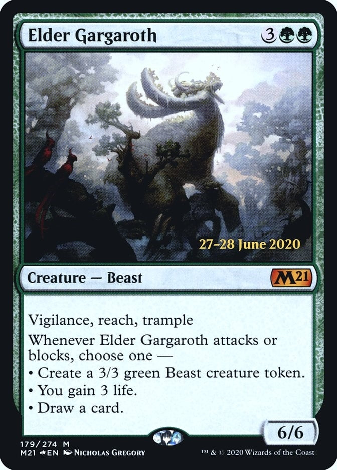 Image for Elder Gargaroth (179) (PRE) - Magic: The Gathering