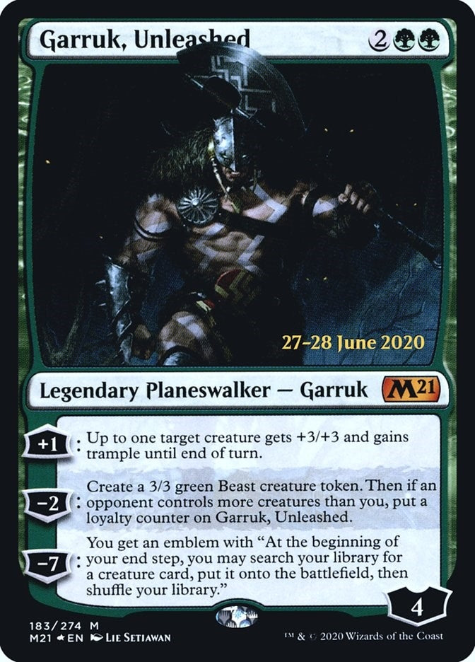 Image for Garruk, Unleashed (183) (PRE) - Magic: The Gathering