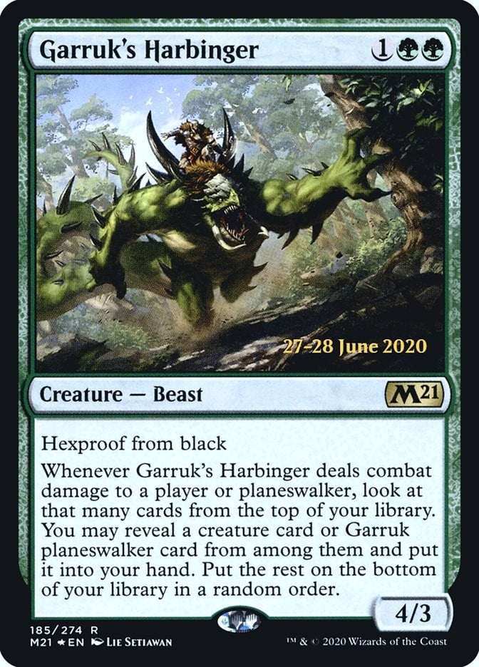 Image for Garruk's Harbinger (185) (PRE) - Magic: The Gathering