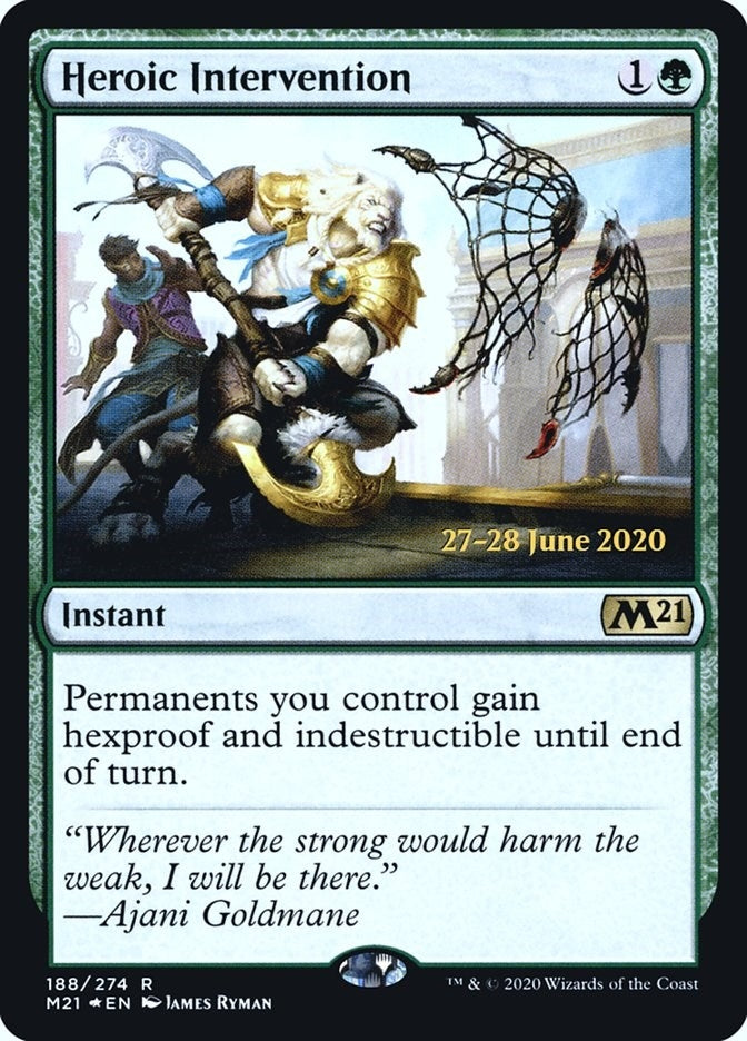 Image for Heroic Intervention (M21) (188) (PRE) - Magic: The Gathering
