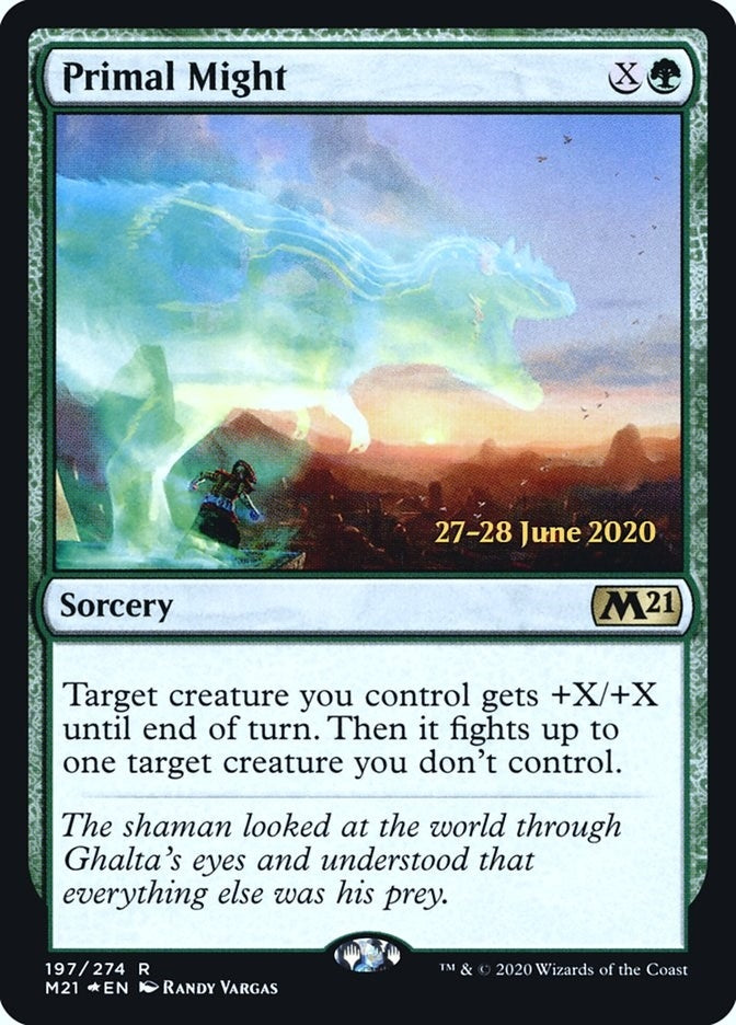 Image for Primal Might (197) (PRE) - Magic: The Gathering