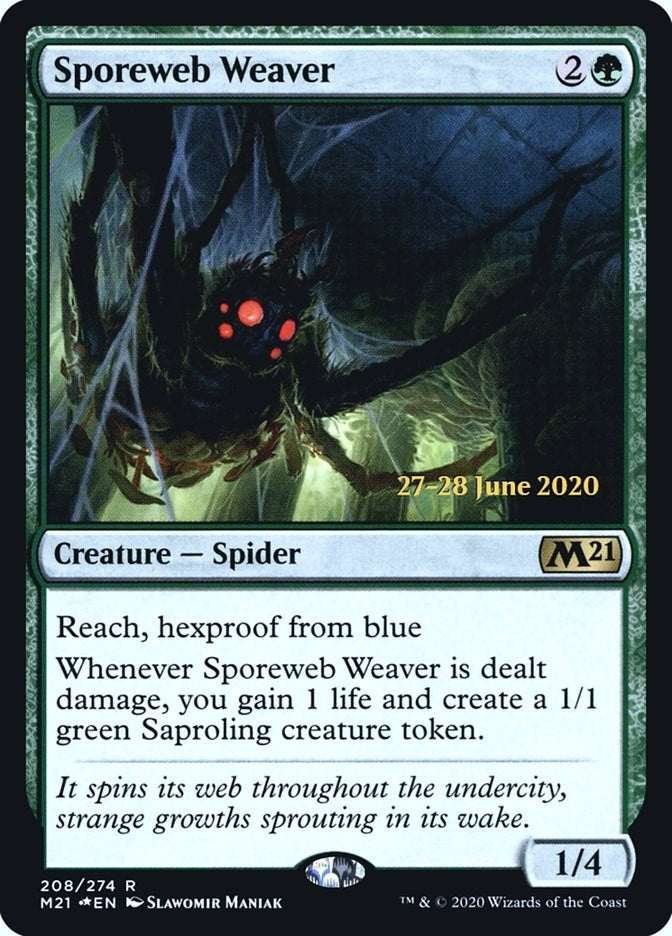 Image for Sporeweb Weaver (208) (PRE) - Magic: The Gathering