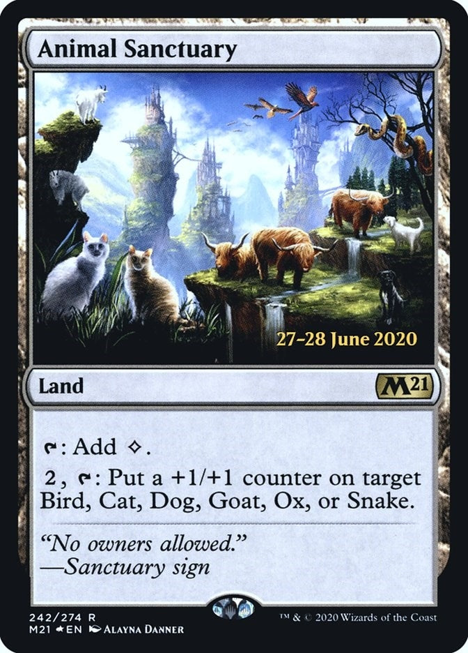 Image for Animal Sanctuary (242) (PRE) - Magic: The Gathering