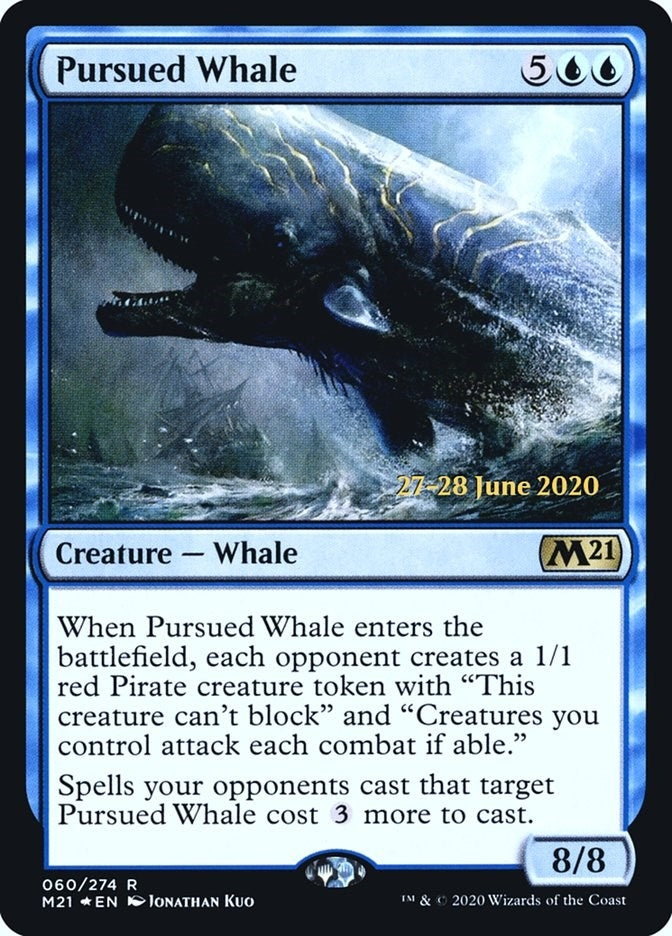 Image for Pursued Whale (60) (PRE) - Magic: The Gathering