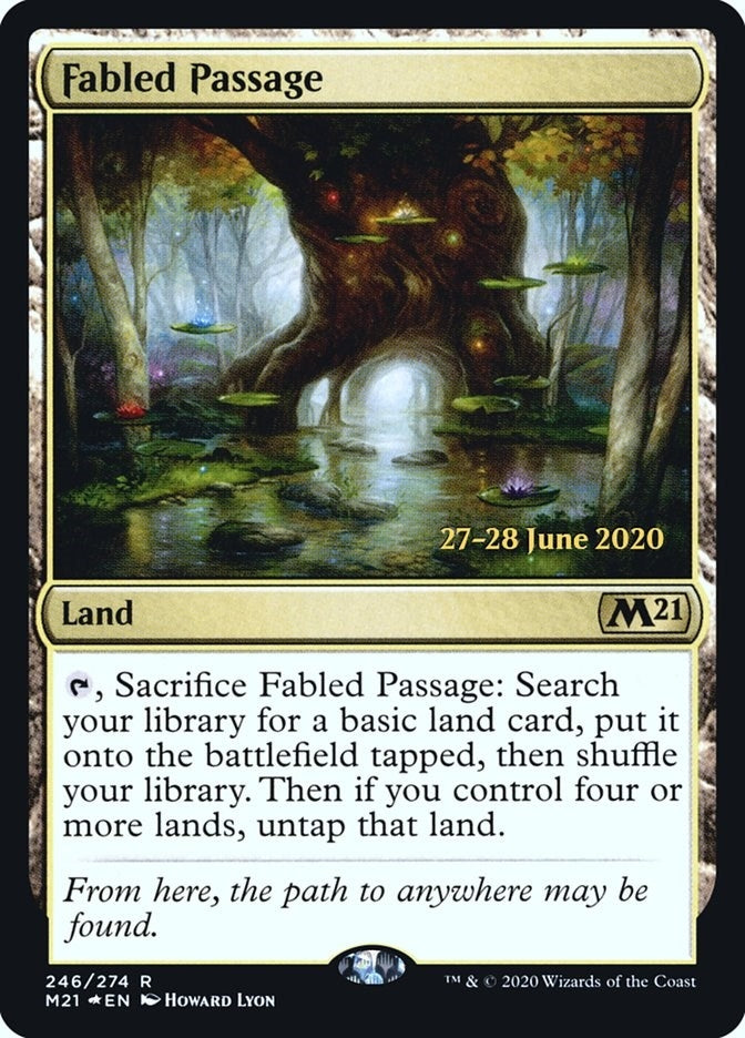 Image for Fabled Passage (M21) (246) (PRE) - Magic: The Gathering