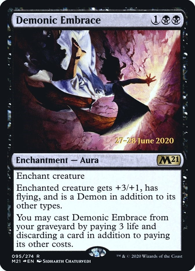 Image for Demonic Embrace (95) (PRE) - Magic: The Gathering
