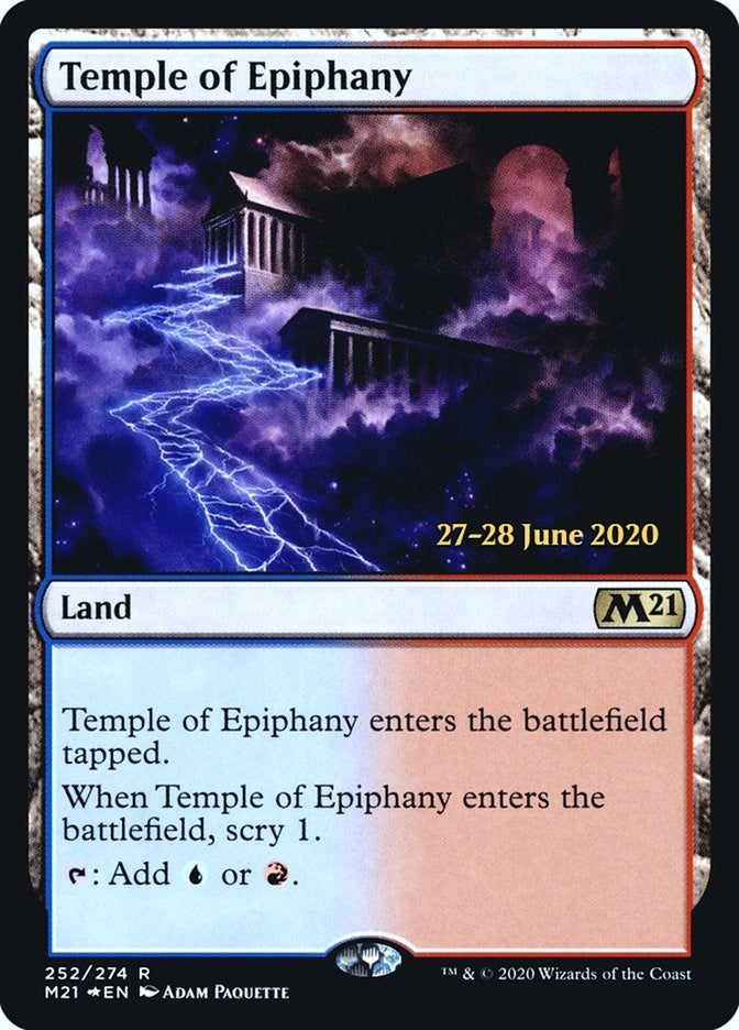 Image for Temple of Epiphany (M21) (252) (PRE) - Magic: The Gathering