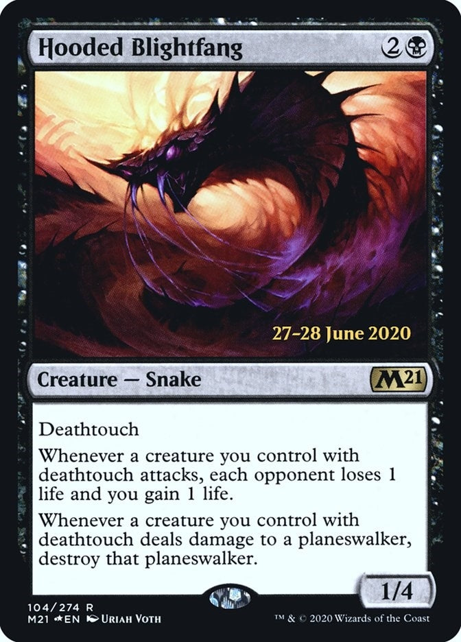 Image for Hooded Blightfang (104) (PRE) - Magic: The Gathering