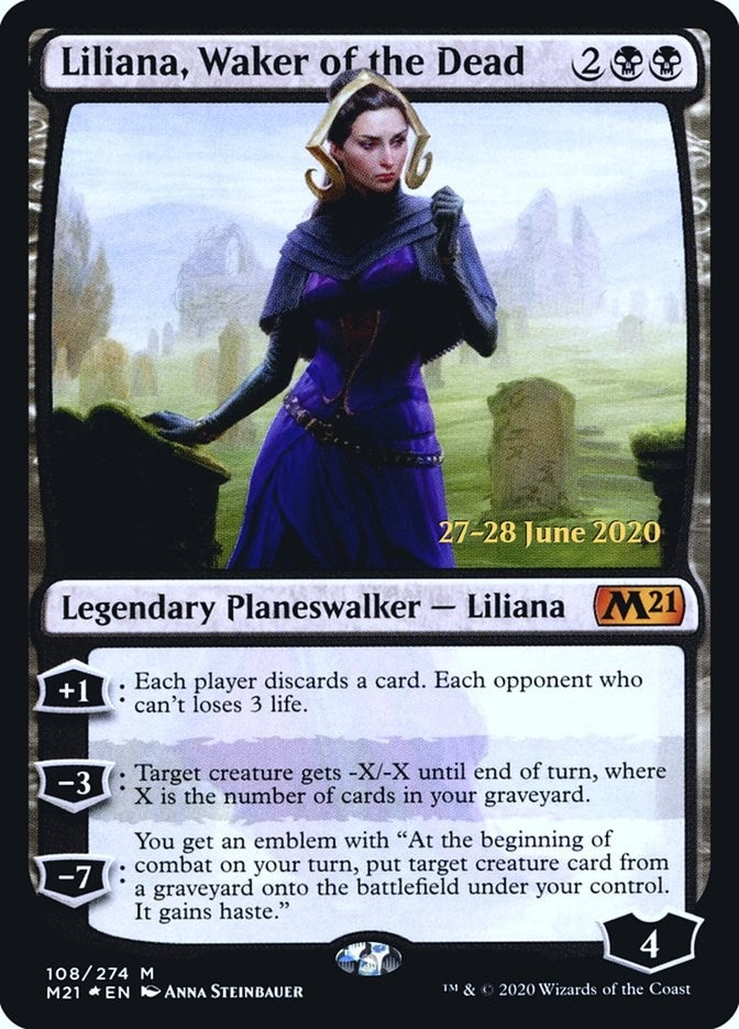 Image for Liliana, Waker of the Dead (108) (PRE) - Magic: The Gathering