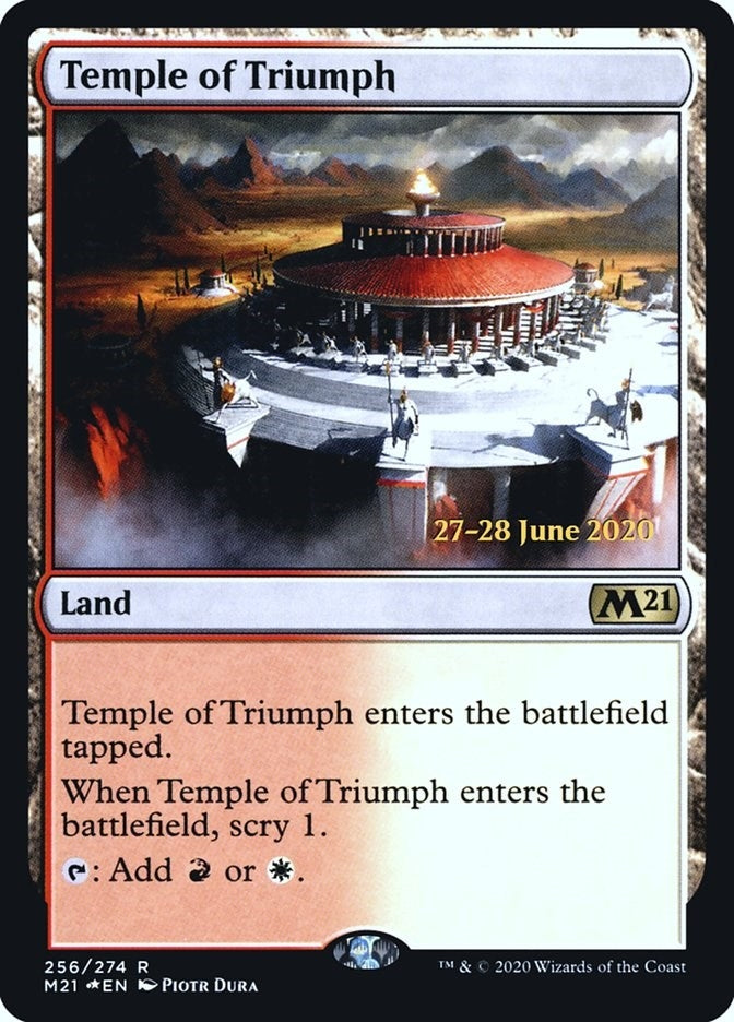 Image for Temple of Triumph (M21) (256) (PRE) - Magic: The Gathering