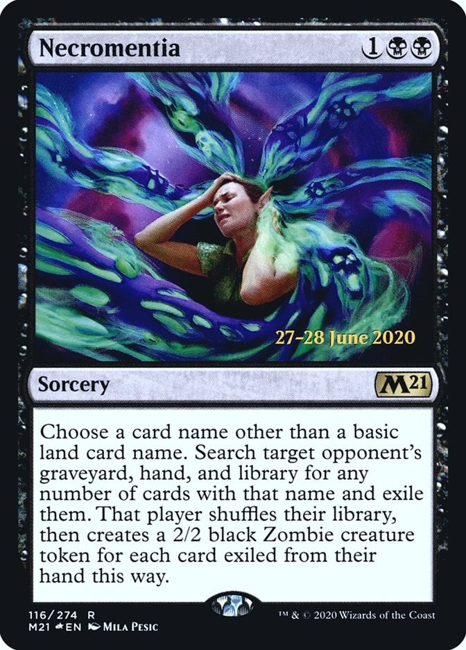 Image for Necromentia (116) (PRE) - Magic: The Gathering