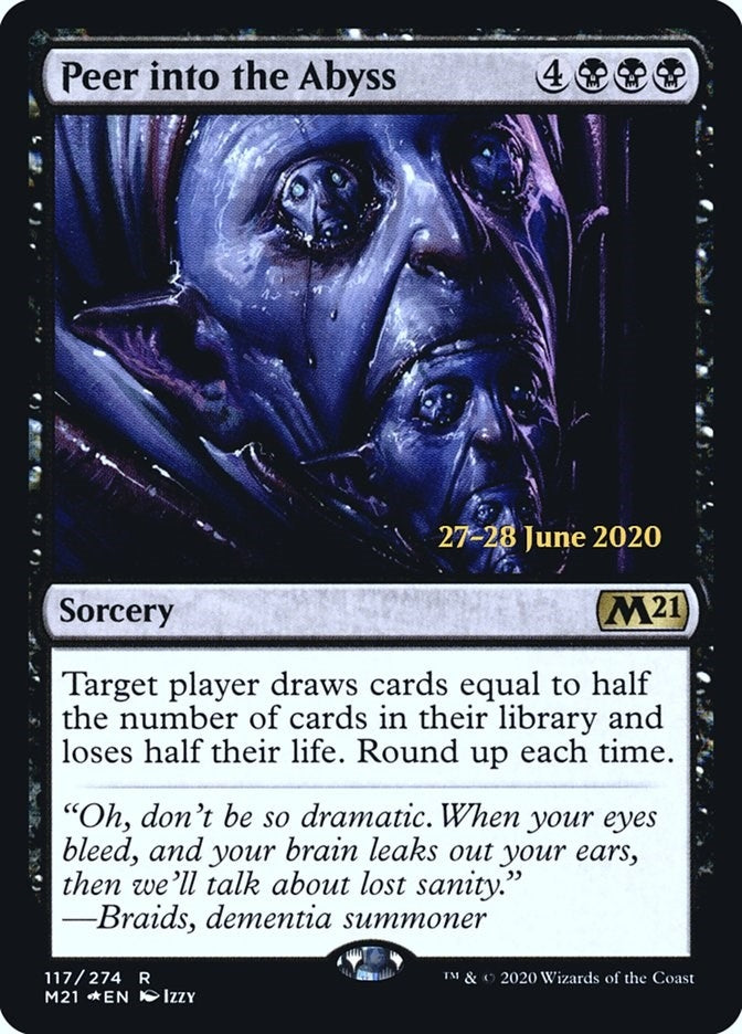 Image for Peer into the Abyss (117) (PRE) - Magic: The Gathering