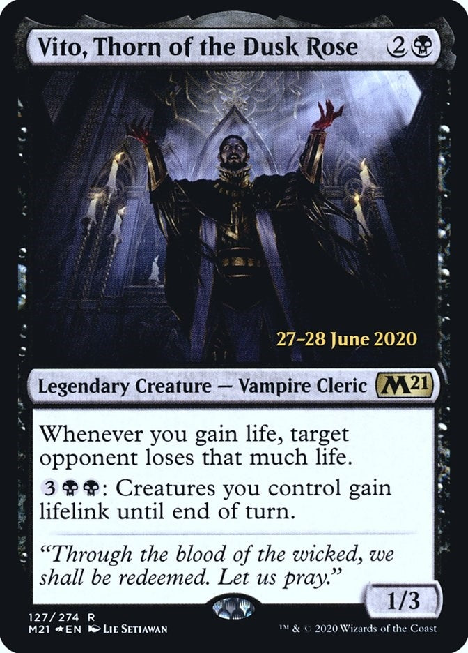 Image for Vito, Thorn of the Dusk Rose (127) (PRE) - Magic: The Gathering