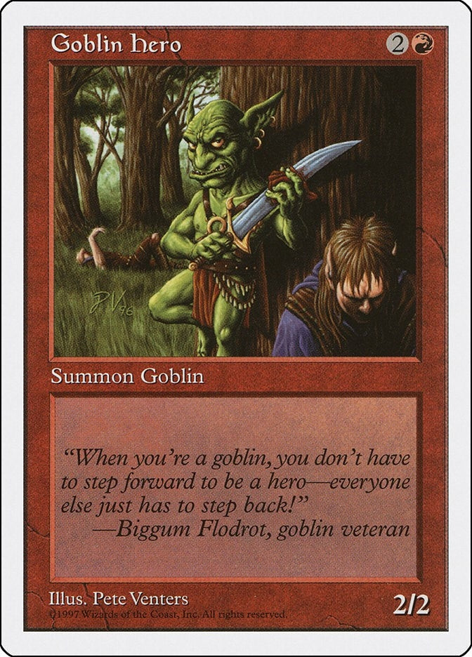 Image for Goblin Hero (5ED) - Magic: The Gathering