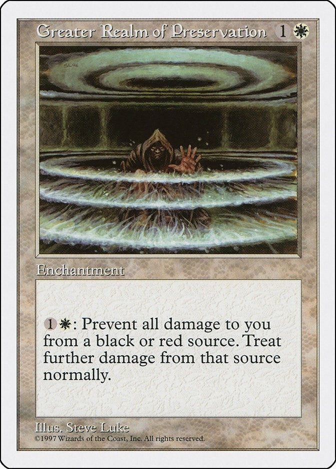 Image for Greater Realm of Preservation (5ED) - Magic: The Gathering