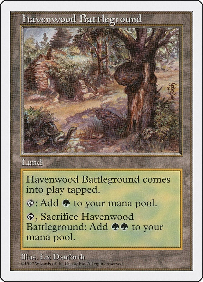 Image for Havenwood Battleground (5ED) - Magic: The Gathering