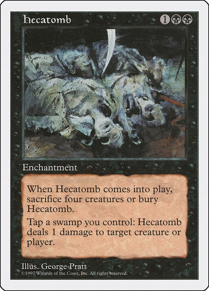 Image for Hecatomb (5ED) - Magic: The Gathering