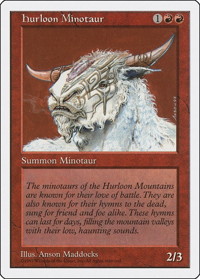 Image for Hurloon Minotaur (5ED) - Magic: The Gathering