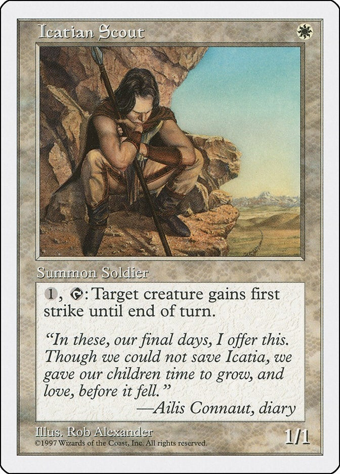 Image for Icatian Scout (5ED) - Magic: The Gathering