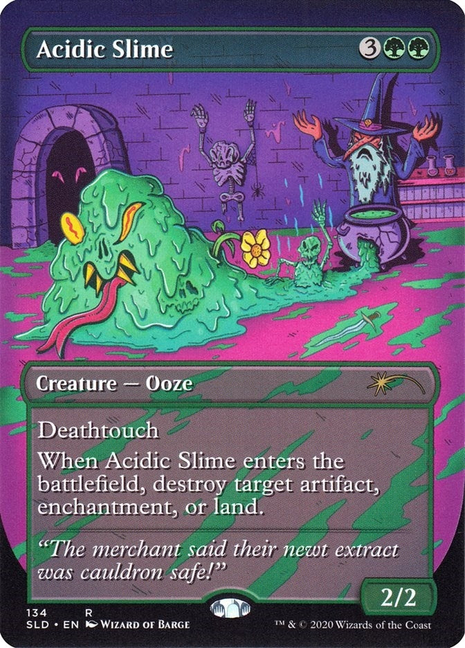 Image for Acidic Slime (134) (SLD) - Magic: The Gathering
