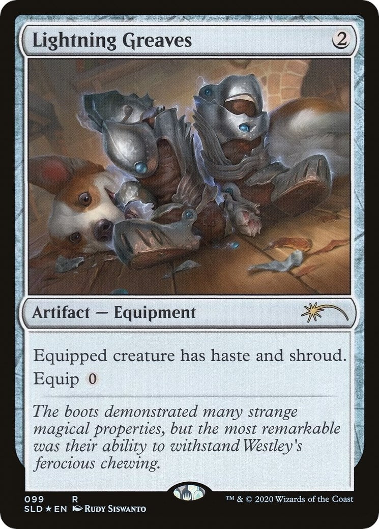 Image for Lightning Greaves (099) (99) (SLD) - Magic: The Gathering