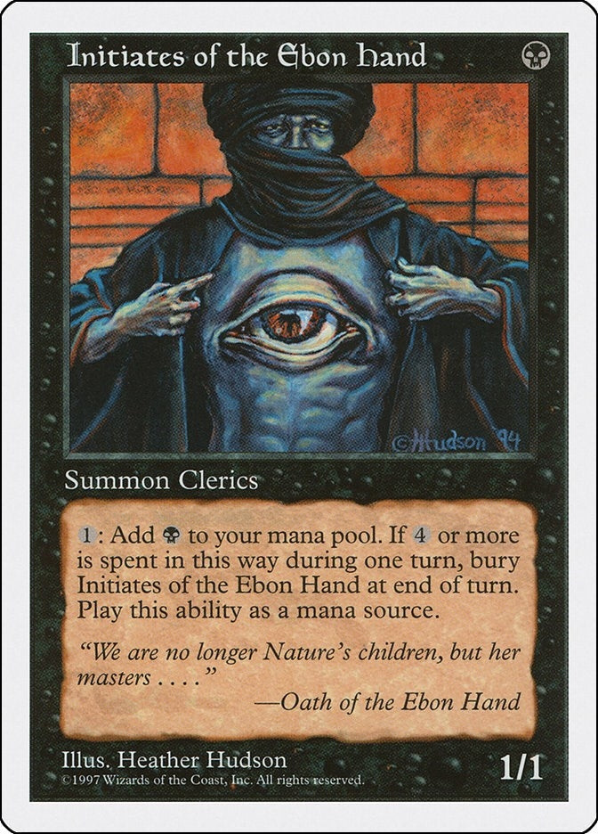 Image for Initiates of the Ebon Hand (5ED) - Magic: The Gathering