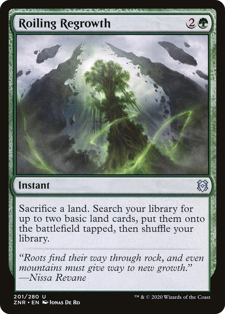 Roiling Regrowth (201) (ZNR)