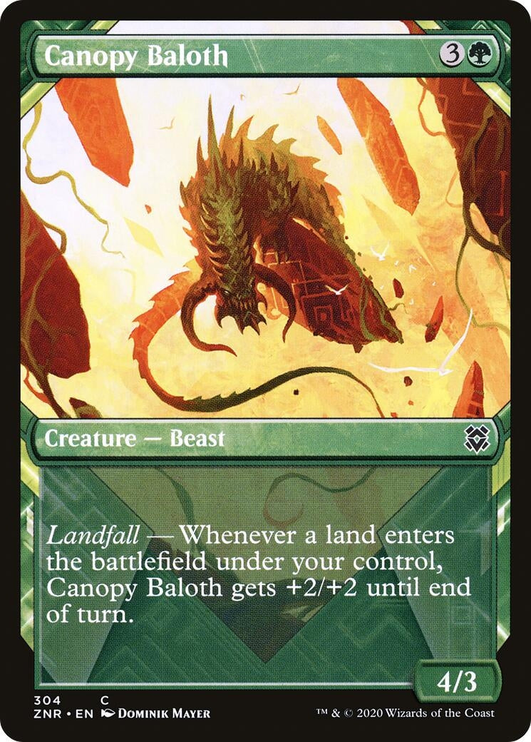 Canopy Baloth (Showcase) (304) (ZNR)