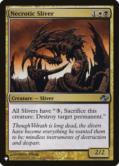 Necrotic Sliver (159/165) (LIST)