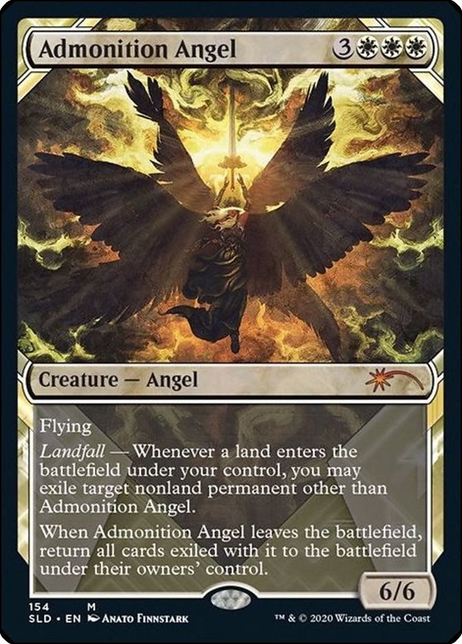 Image for Admonition Angel (154) (SLD) - Magic: The Gathering