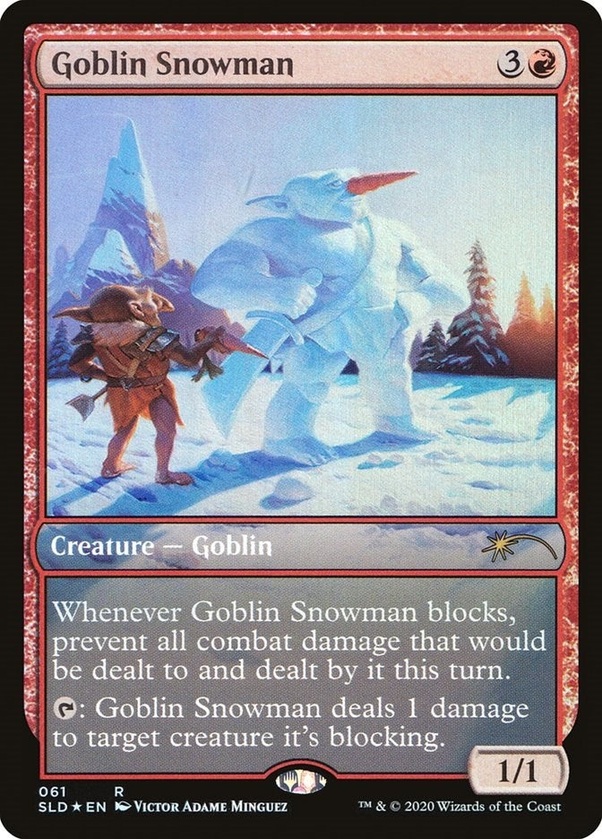 Image for Goblin Snowman (61) (SLD) - Magic: The Gathering