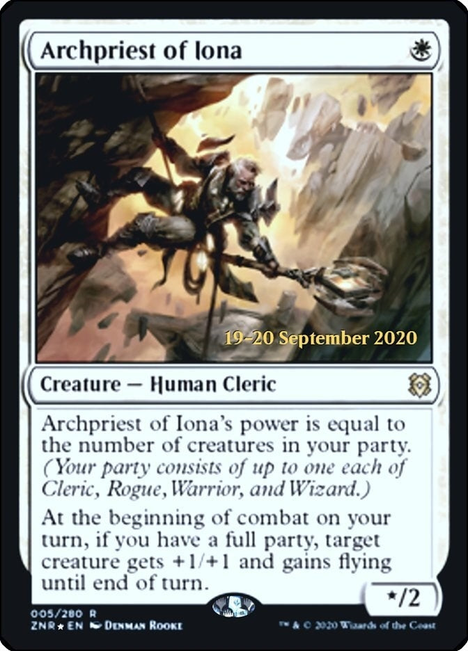 Image for Archpriest of Iona (5) (PRE) - Magic: The Gathering