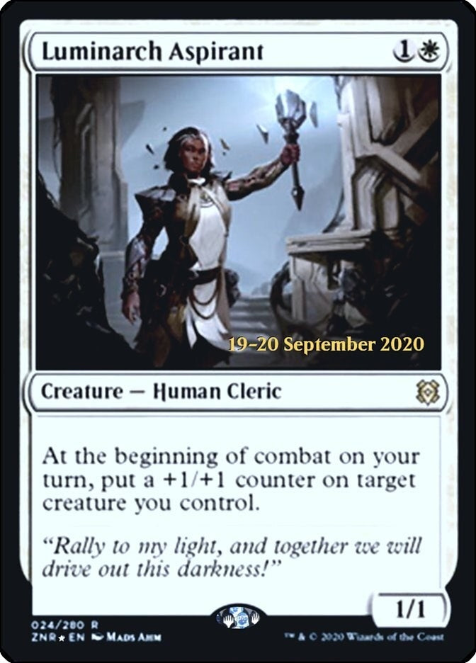 Image for Luminarch Aspirant (24) (PRE) - Magic: The Gathering