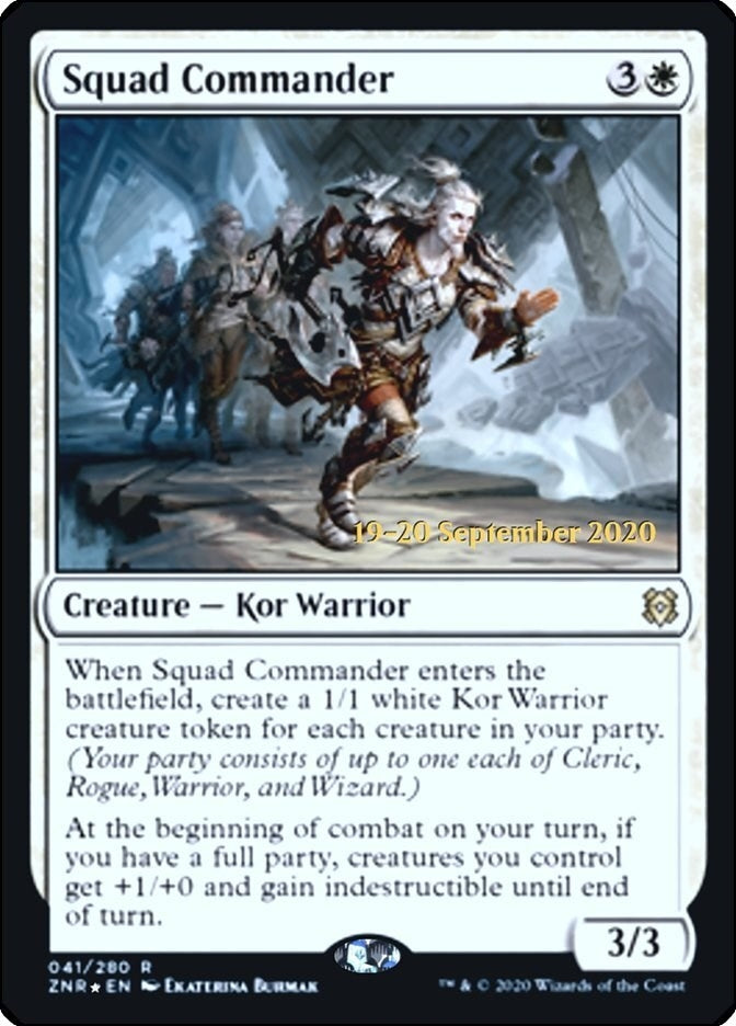 Image for Squad Commander (41) (PRE) - Magic: The Gathering