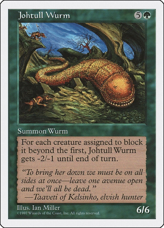 Image for Johtull Wurm (5ED) - Magic: The Gathering