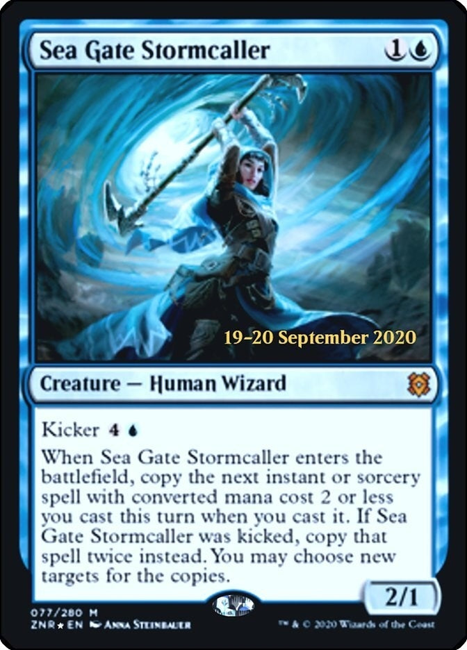 Image for Sea Gate Stormcaller (77) (PRE) - Magic: The Gathering