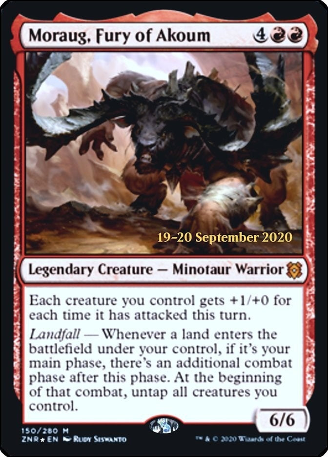 Image for Moraug, Fury of Akoum (150) (PRE) - Magic: The Gathering