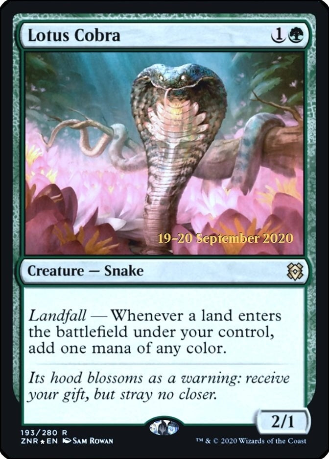 Image for Lotus Cobra (193) (PRE) - Magic: The Gathering