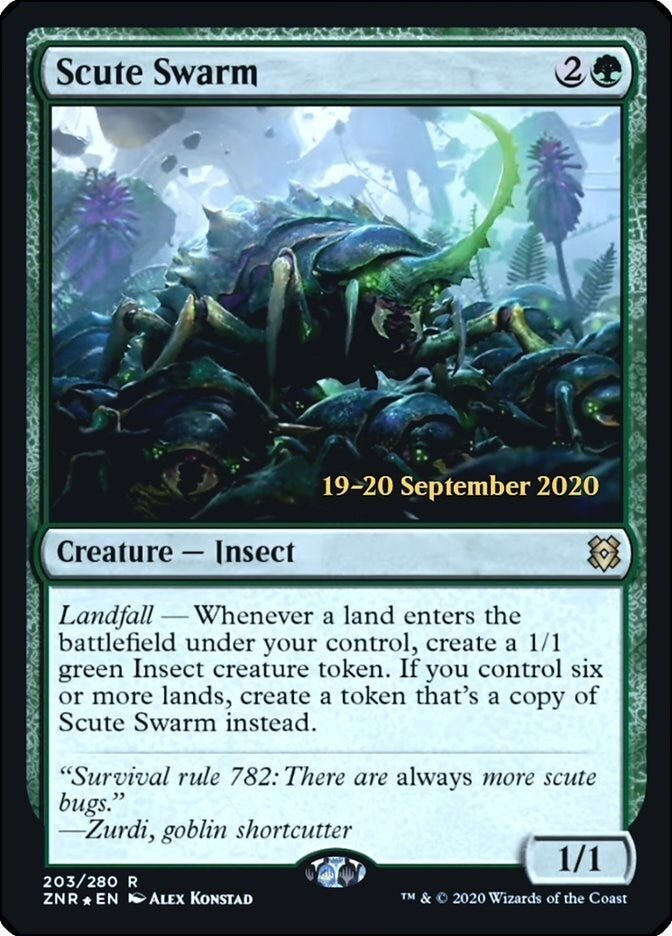 Image for Scute Swarm (203) (PRE) - Magic: The Gathering