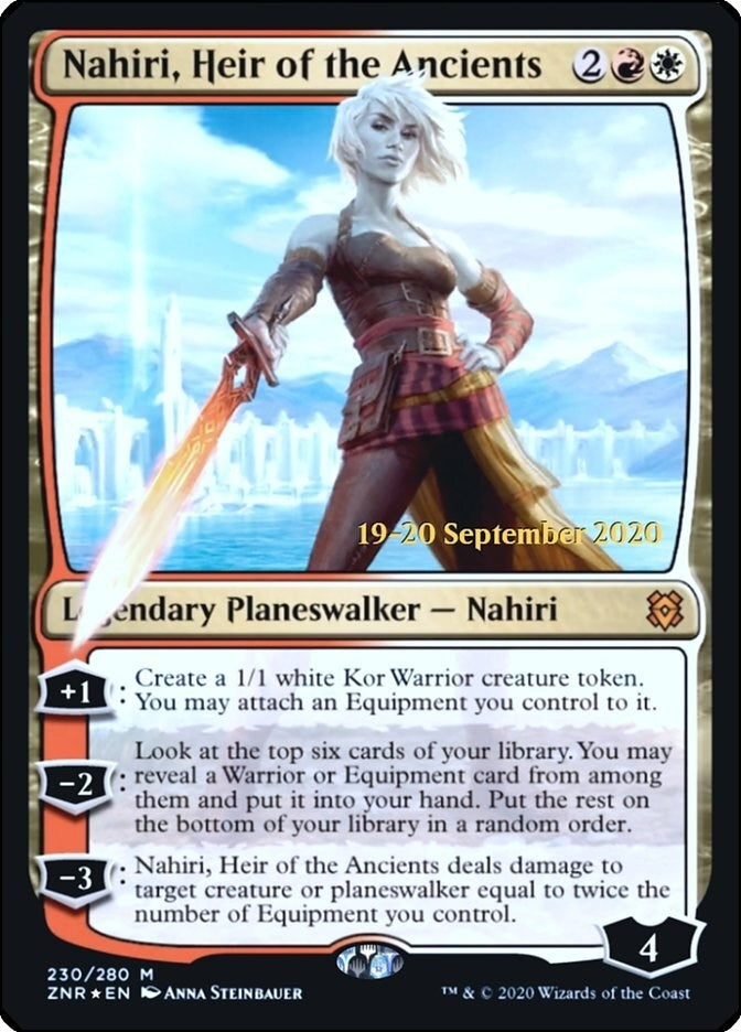 Image for Nahiri, Heir of the Ancients (230) (PRE) - Magic: The Gathering