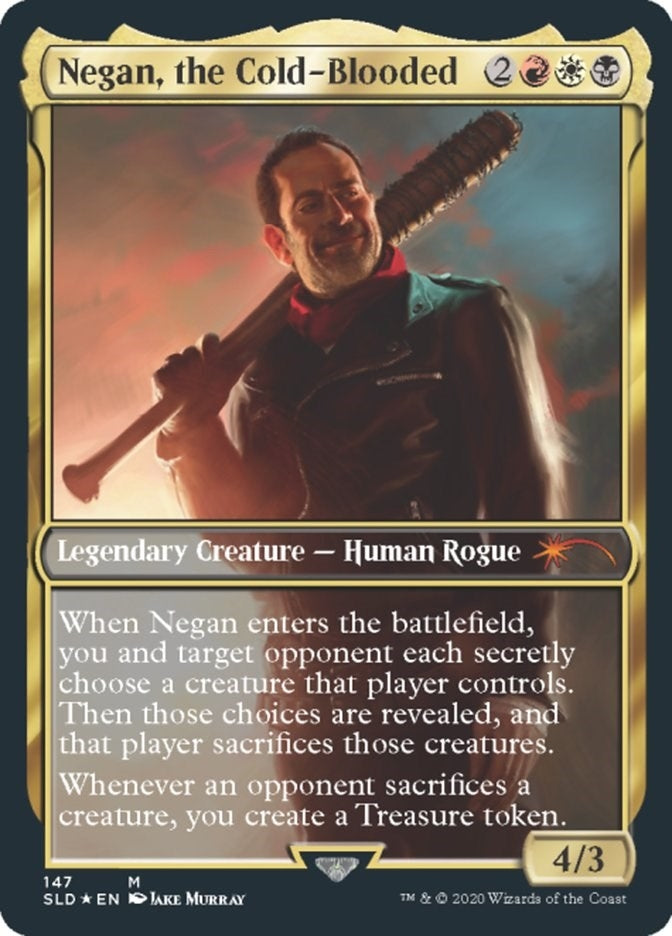 Image for Negan, the Cold-Blooded (147) (SLD) - Magic: The Gathering