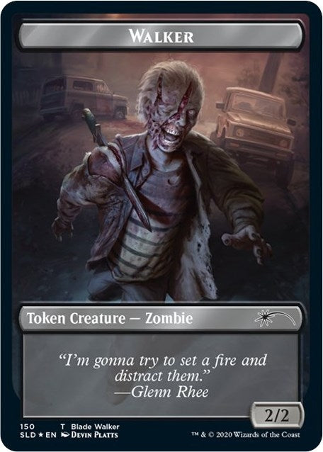 Image for Walker (Blade Walker // Winslow) Double-sided Token (150 // 151) (SLD) - Magic: The Gathering