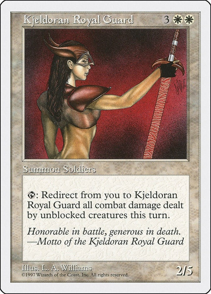 Image for Kjeldoran Royal Guard (5ED) - Magic: The Gathering
