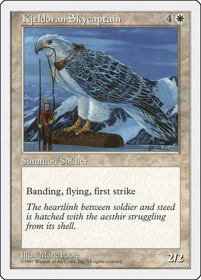 Image for Kjeldoran Skycaptain (5ED) - Magic: The Gathering