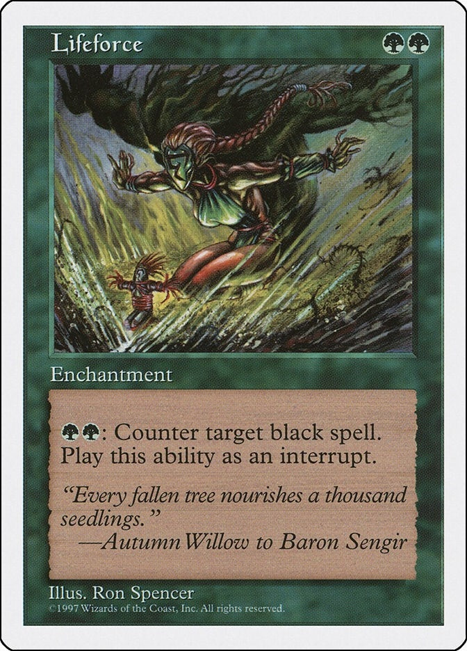Image for Lifeforce (5ED) - Magic: The Gathering