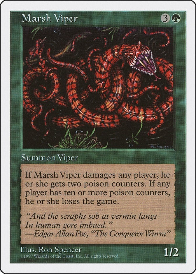 Image for Marsh Viper (5ED) - Magic: The Gathering