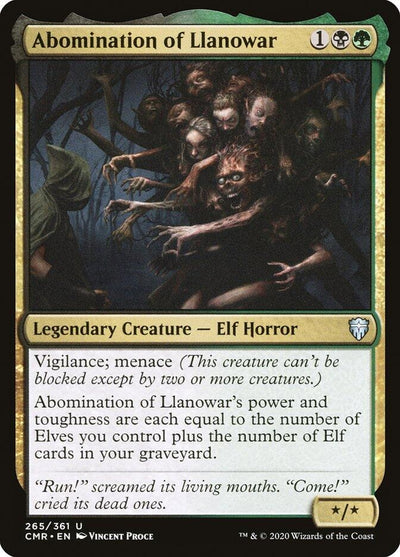 Abomination of Llanowar (265) (CMR)
